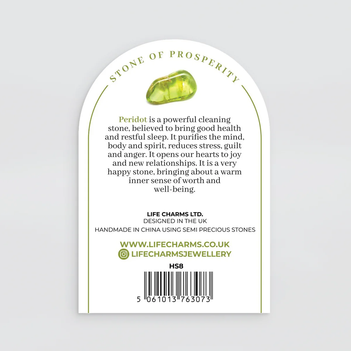 Healing Stone Bracelet - Peridot - Image 4