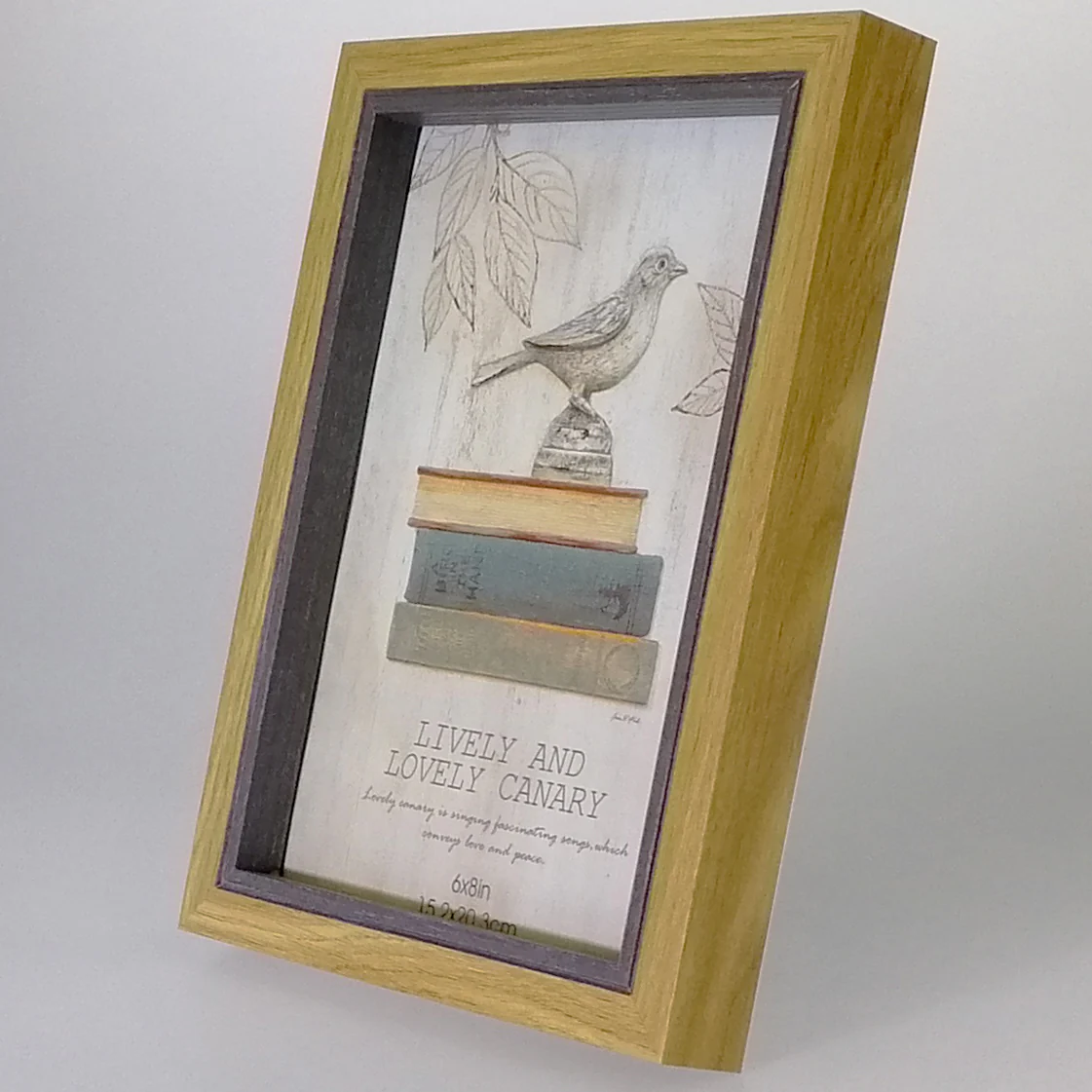 Light Two-Tone Photo Frame - 6"x 8"