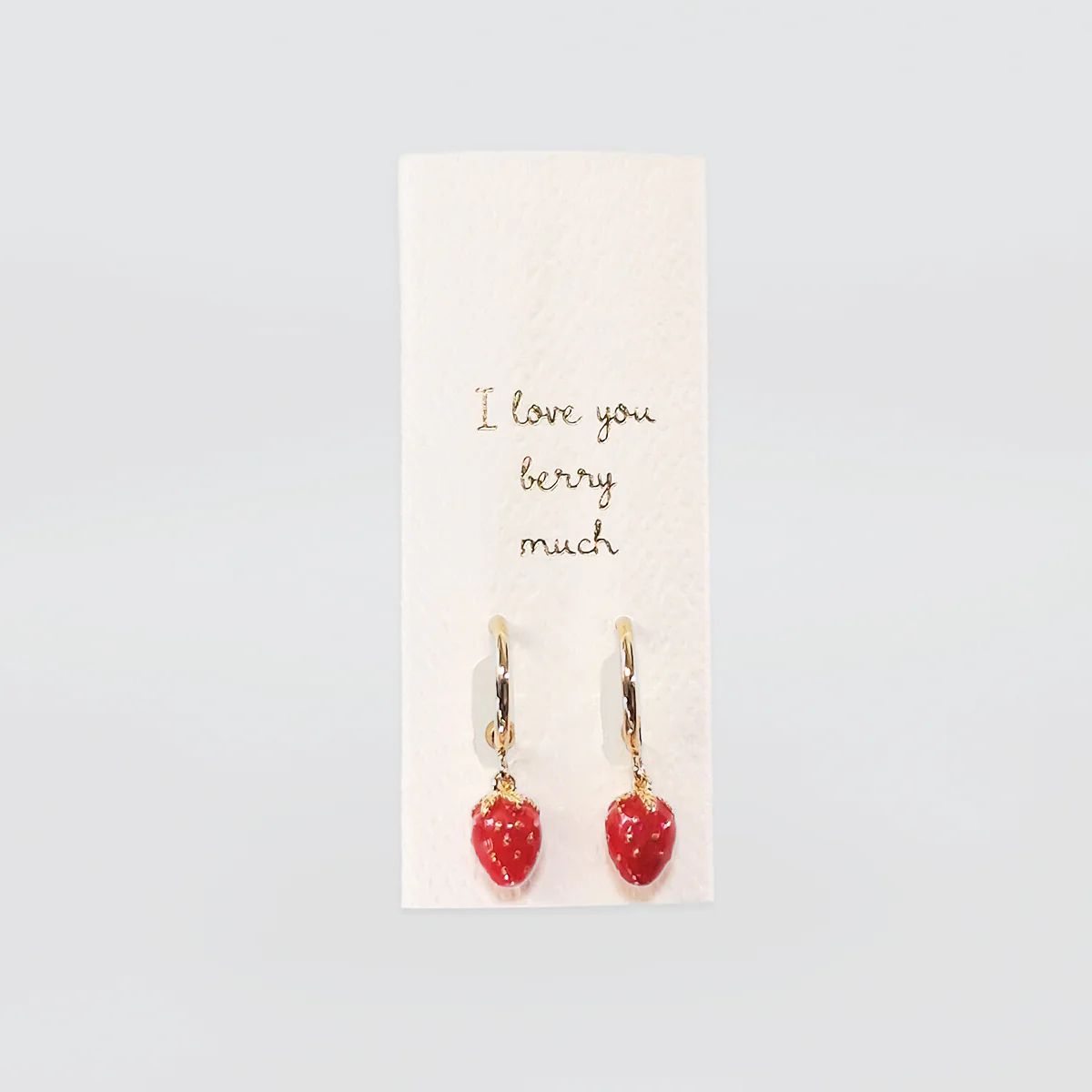 Lilly&Mae - Petite 'Strawberry' Stud Earrings