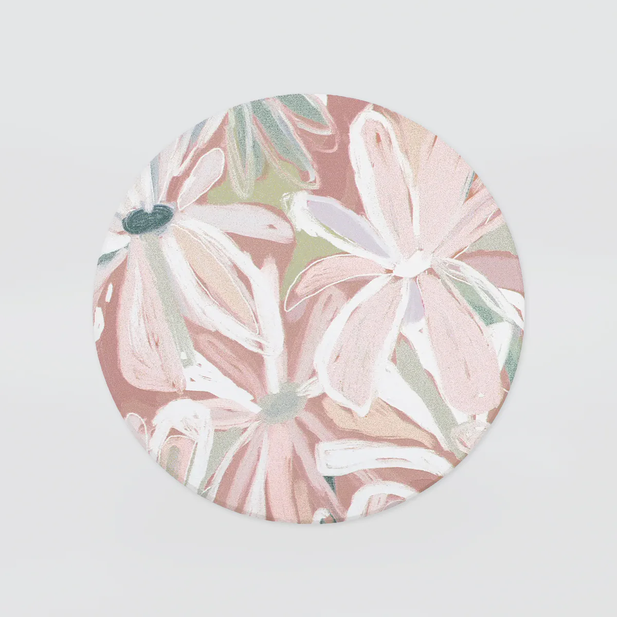 Love, Vera - Ceramic Coaster - Flowers