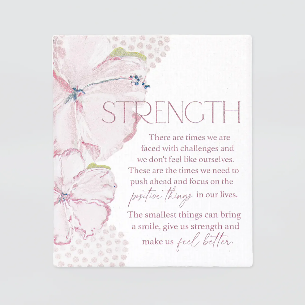 Love, Vera - Verse Plaque - Strength