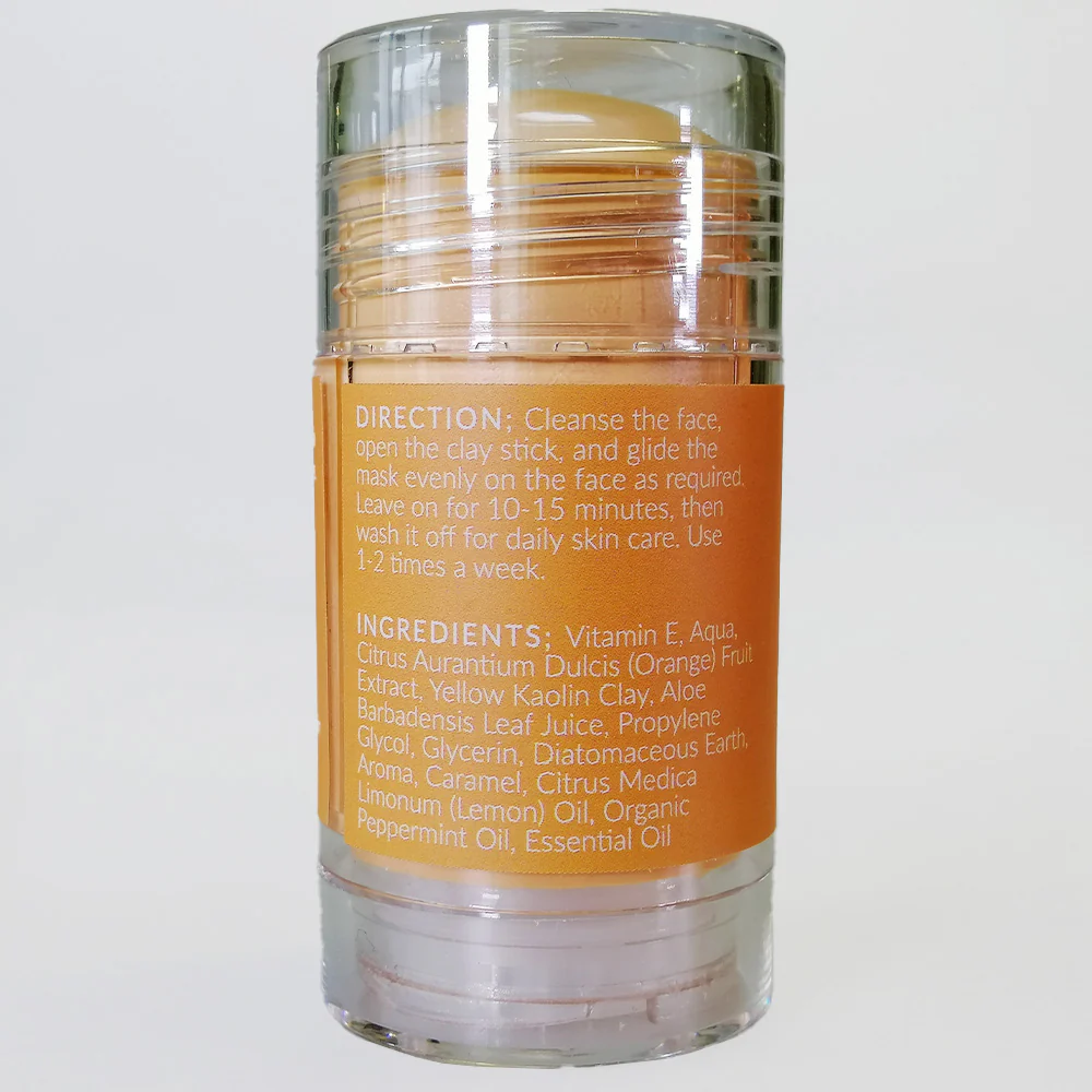 LuxeStick - Orange (Vitamin C) Clay Stick - Image 2