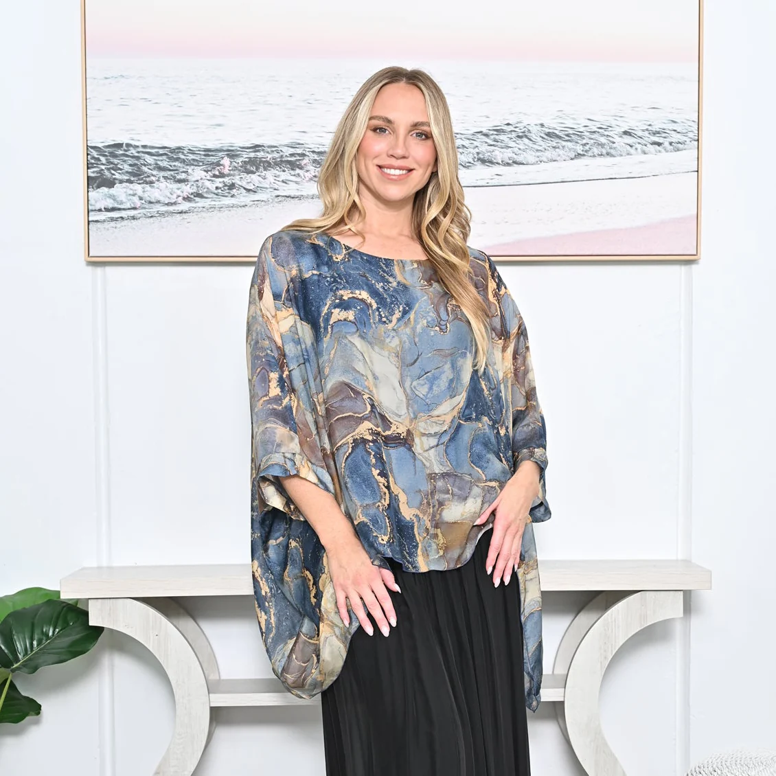 Marble Silk Kaftans - Image 2
