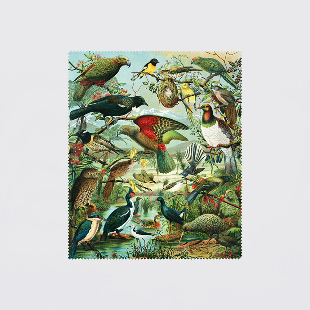 Microfibre Lens Cloth - 'Native Birds'