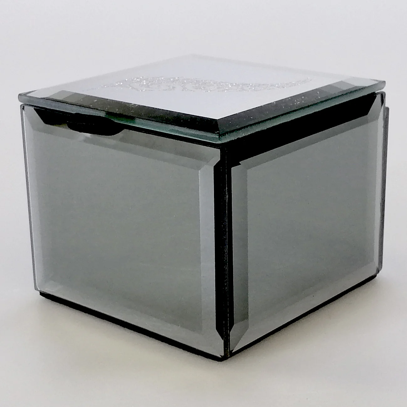 Mirror Multi-Crystal Fern Trinket Box - Image 3