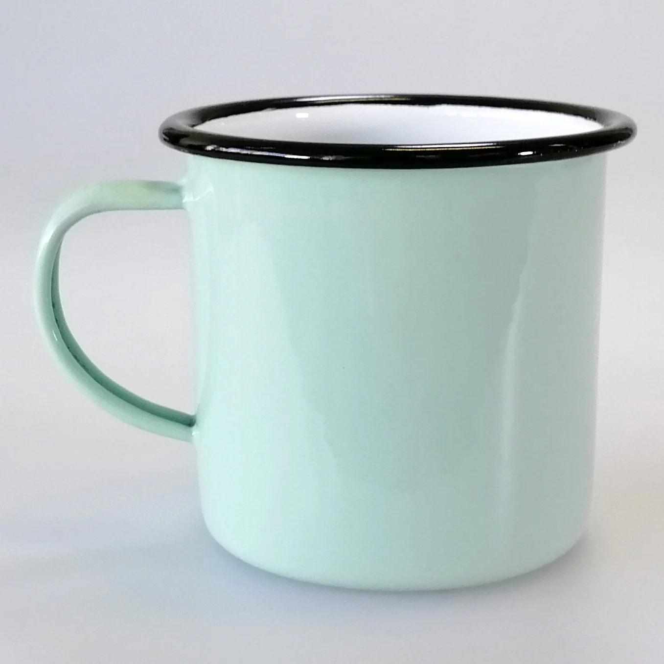 Moana Rd. Enamel Mug - Green Haere Mai - Image 3