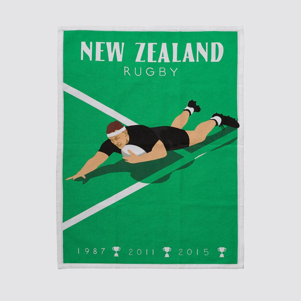 Moana RD Tea Towel - 'Rugby'