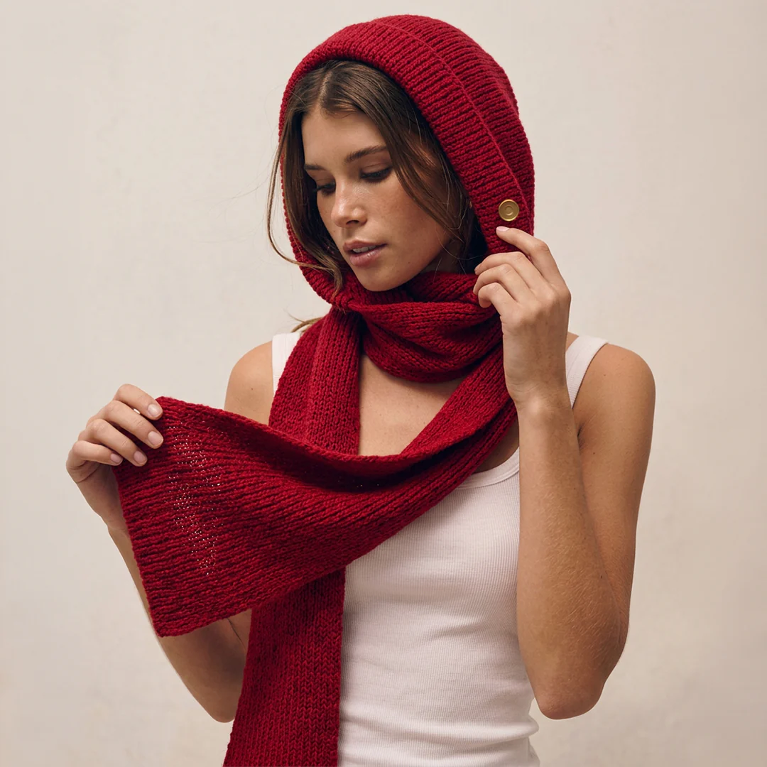 Mohair Hood Scarves