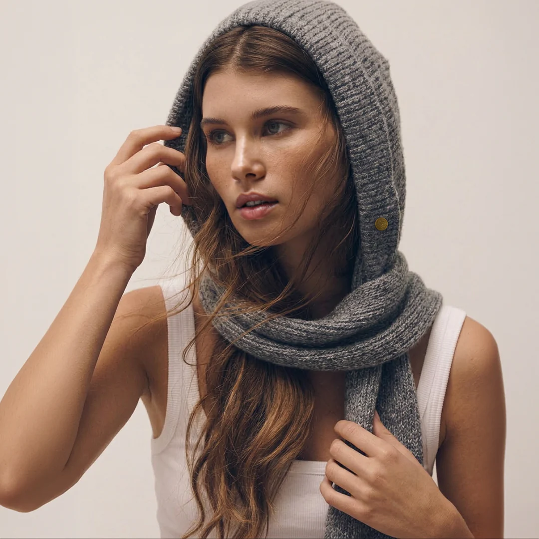Mohair Hood Scarves - Image 4