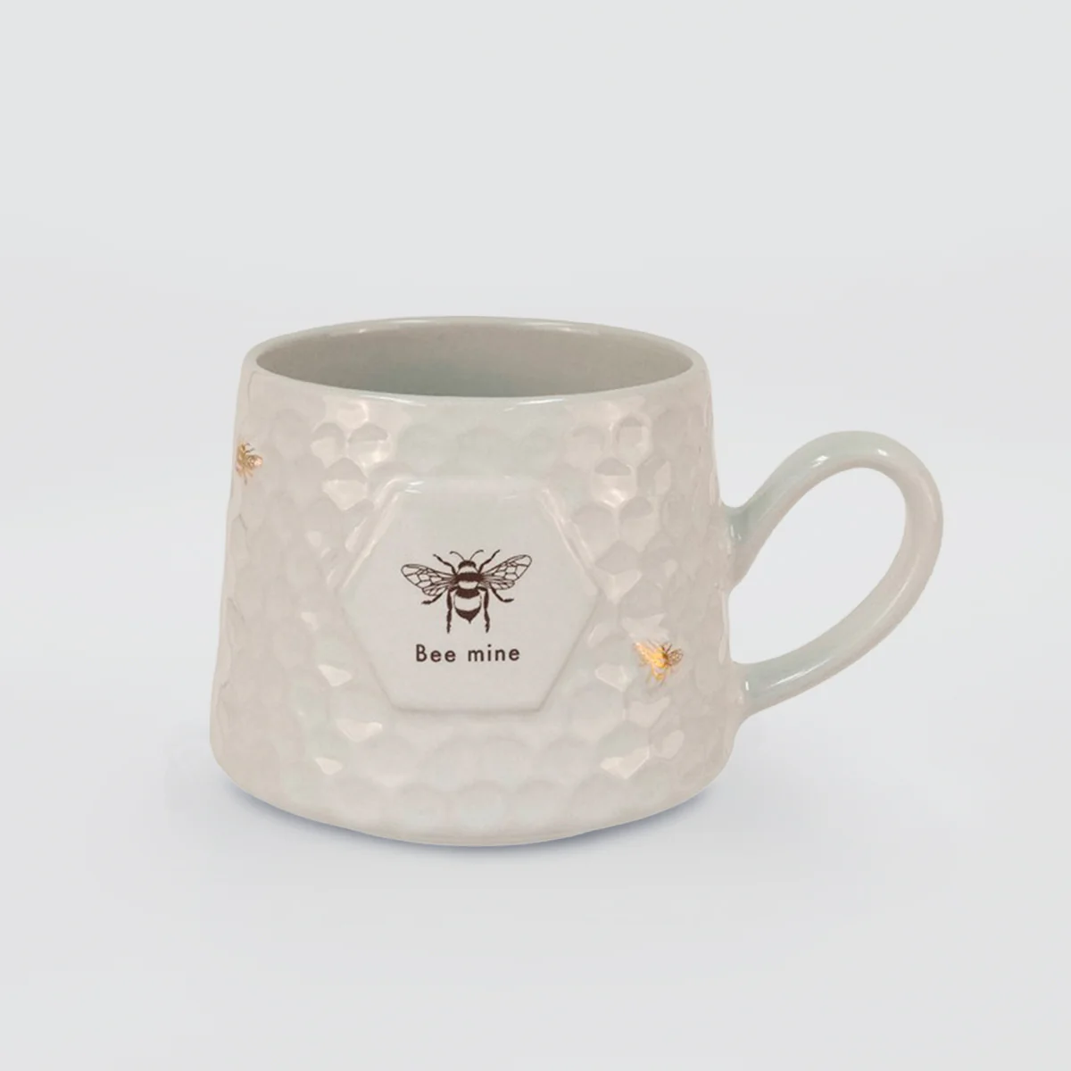 Honeycomb Mug - 'Bee Mine'