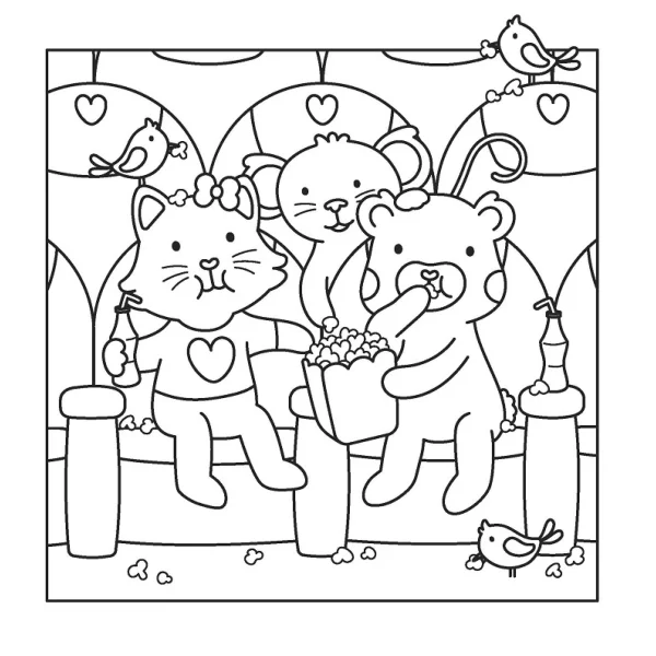 My Cosy Life - 'Lovelies' Colouring Book - Image 3