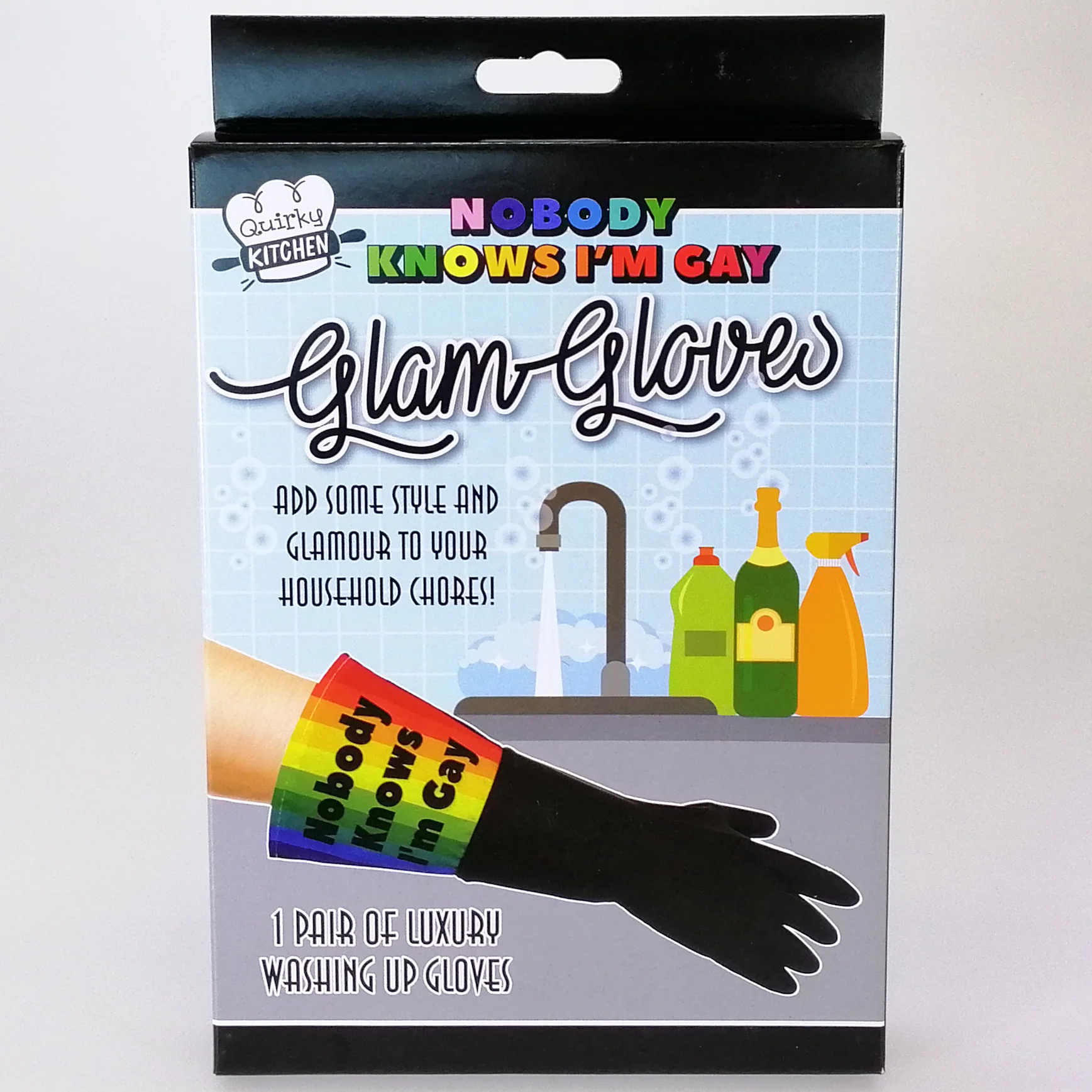 Nobody Knows I'm Gay' Dish Gloves - Image 2