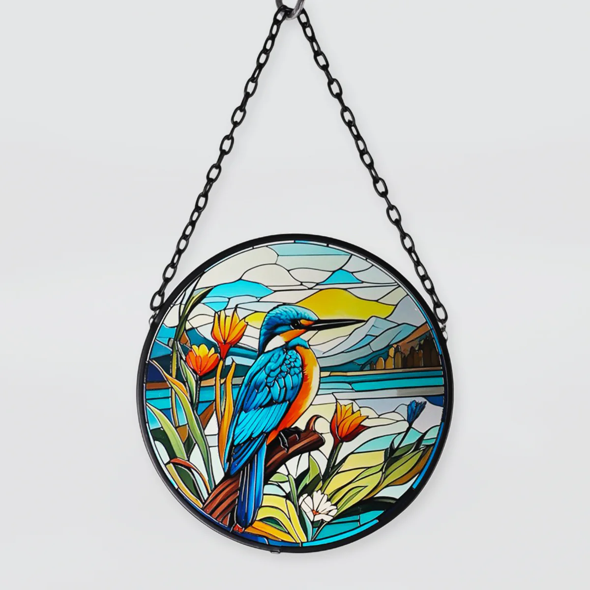 NZ Bird Glass Hanging Discs - Image 7
