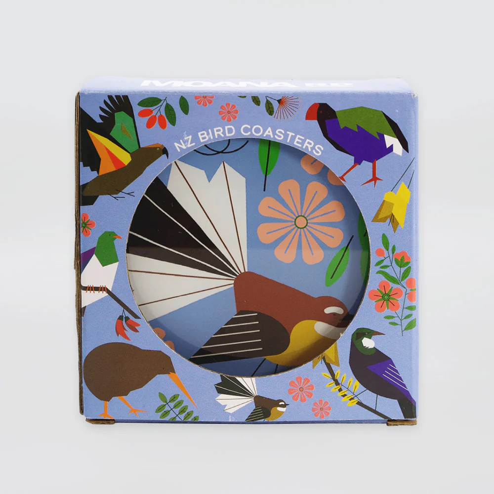 NZ Birds Glass Coasters - S/6 - Image 3