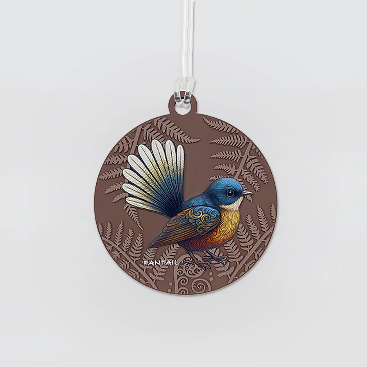 NZ Luggage Bag Tag - 'Fantail'