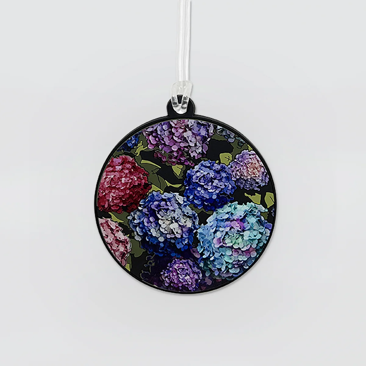 NZ Luggage Bag Tag - 'Hydrangea Bouquet'