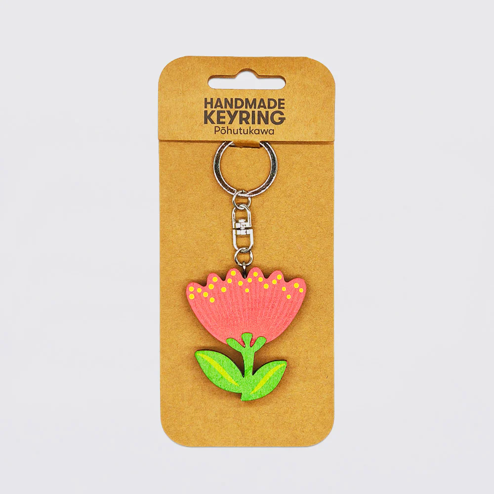 NZ Pohutukawa Keyring