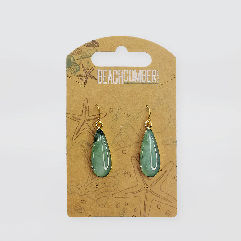 NZ Pounamu Earrings - Image 2