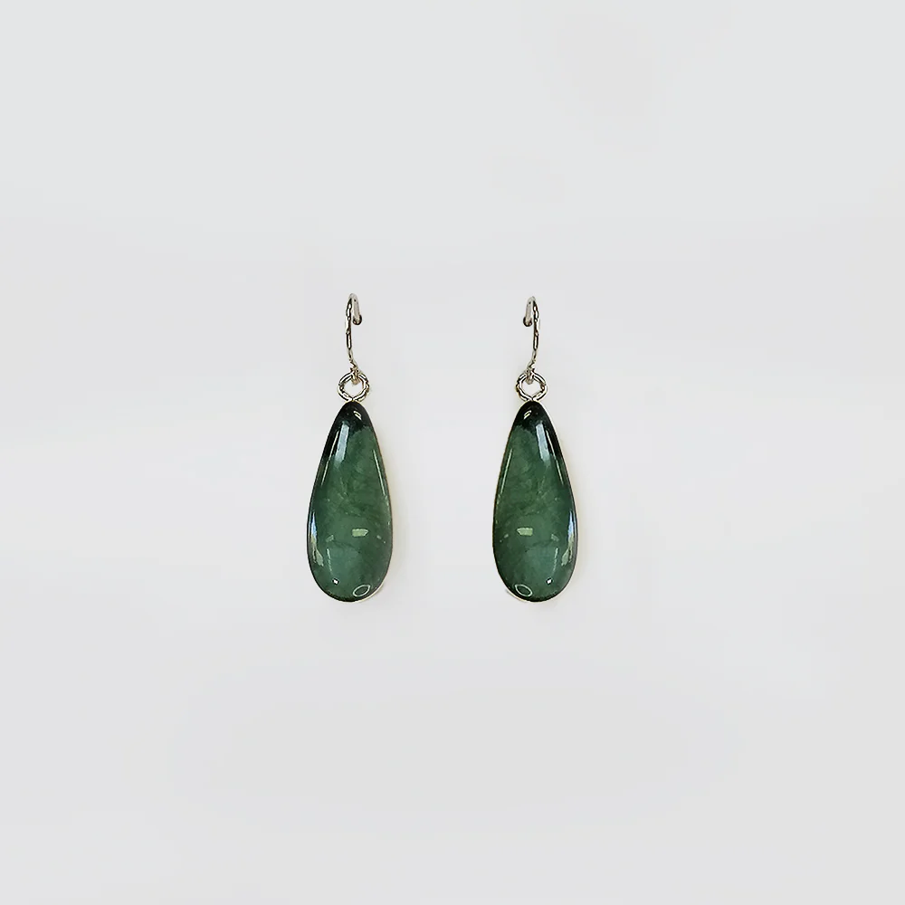 NZ Pounamu Earrings - Image 3