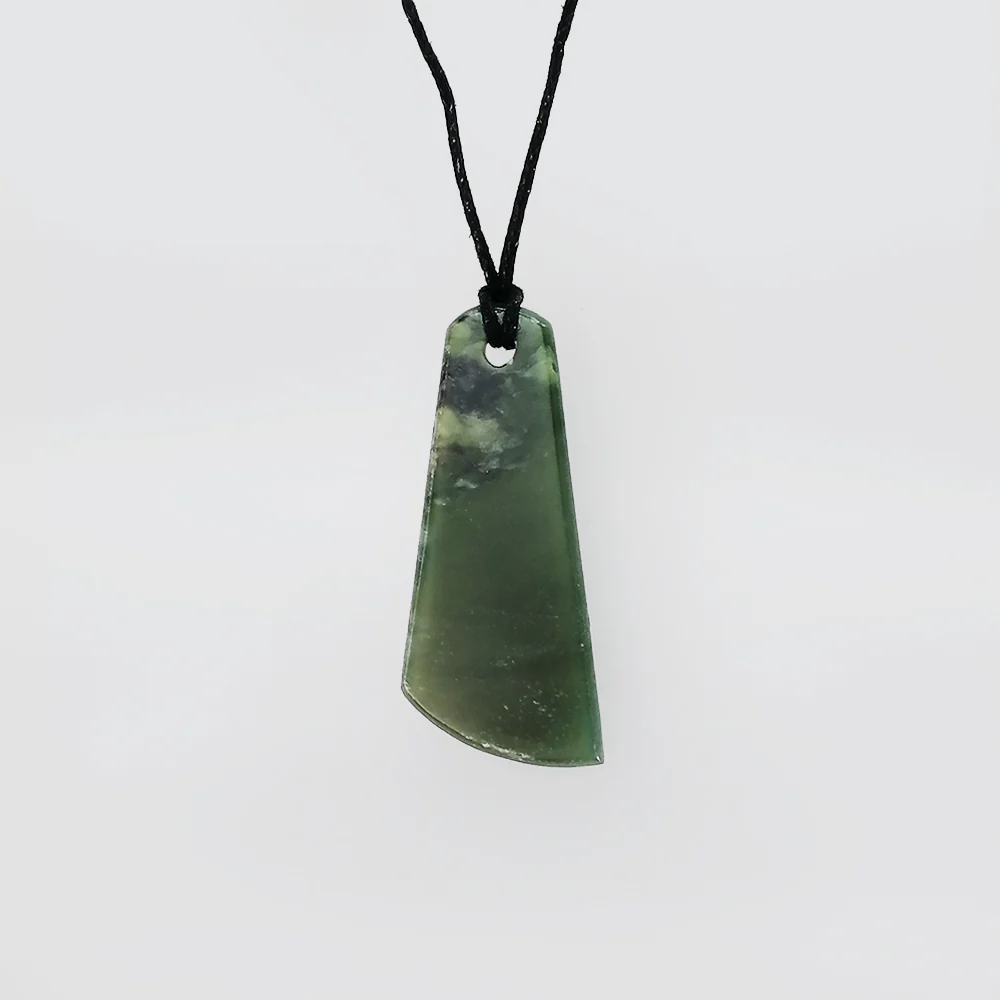 NZ Pounamu Pendant - 'Carved' Shape