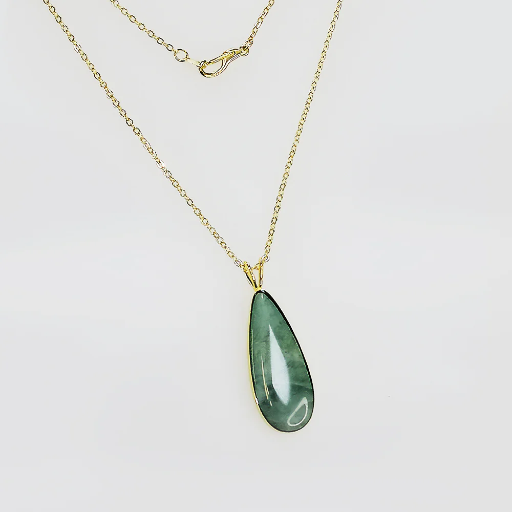 NZ Pounamu Pendant - Gold
