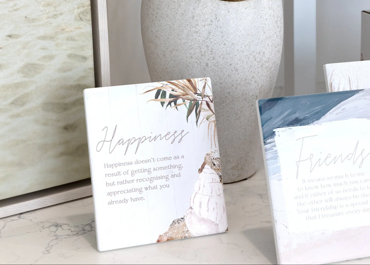 Palm Cove 'Happiness' Verse Plaque - Image 3