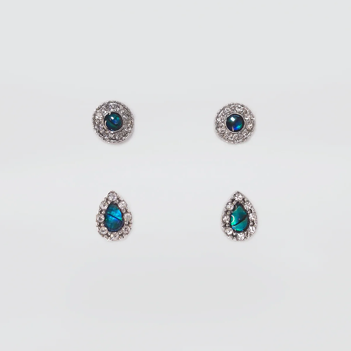 Paua Earrings - 'Teardrops'