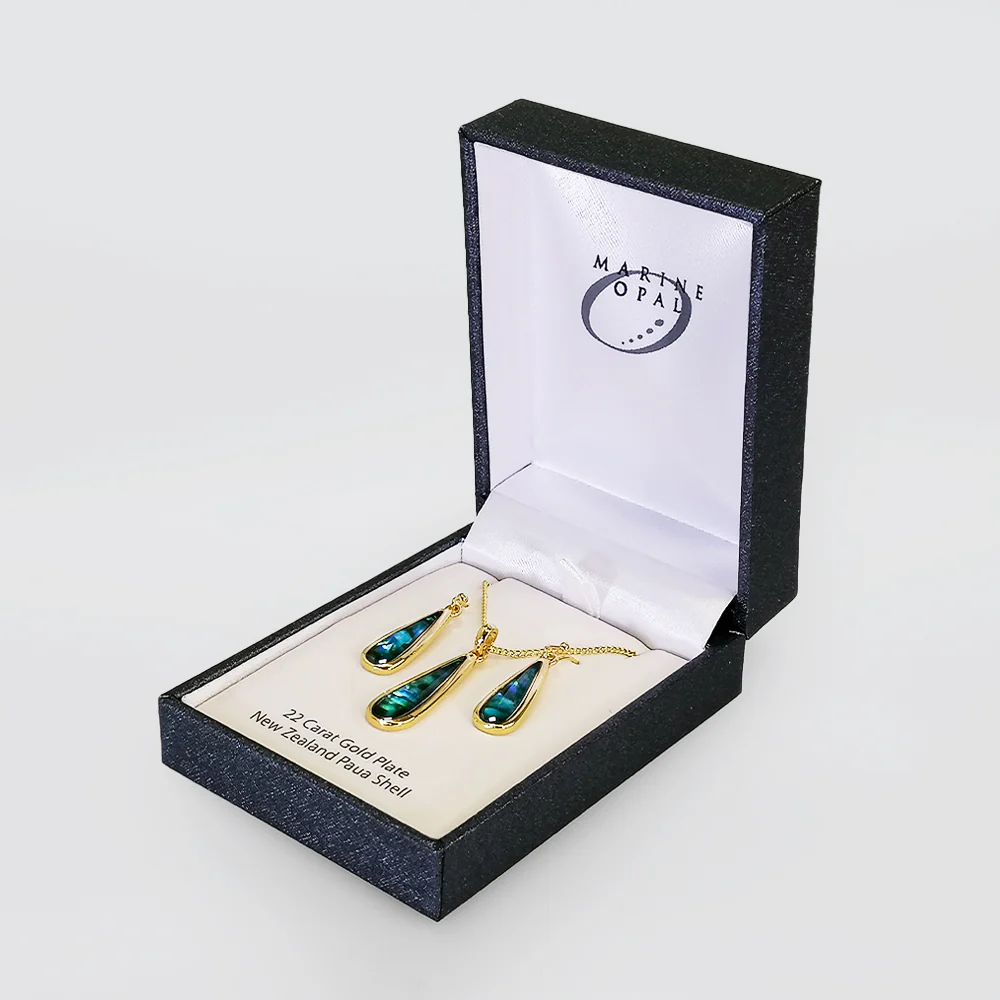 Paua Jewellery Set - 'Tear Drops' - Image 3
