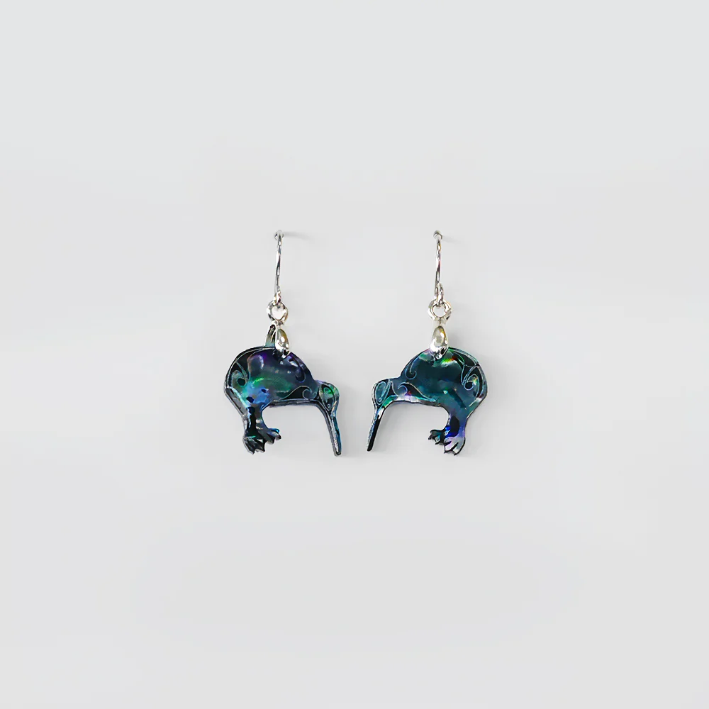 Paua Kiwi Earrings