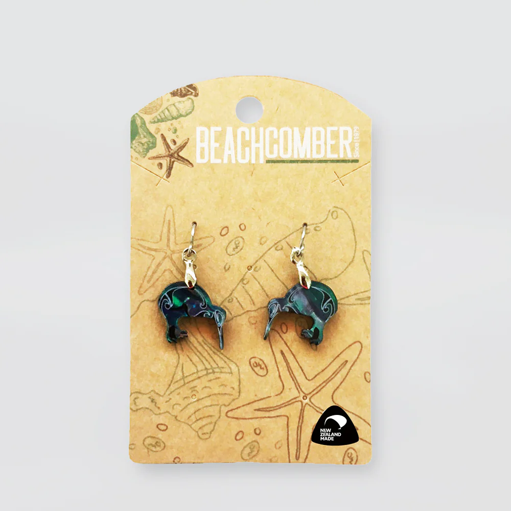 Paua Kiwi Earrings - Image 2