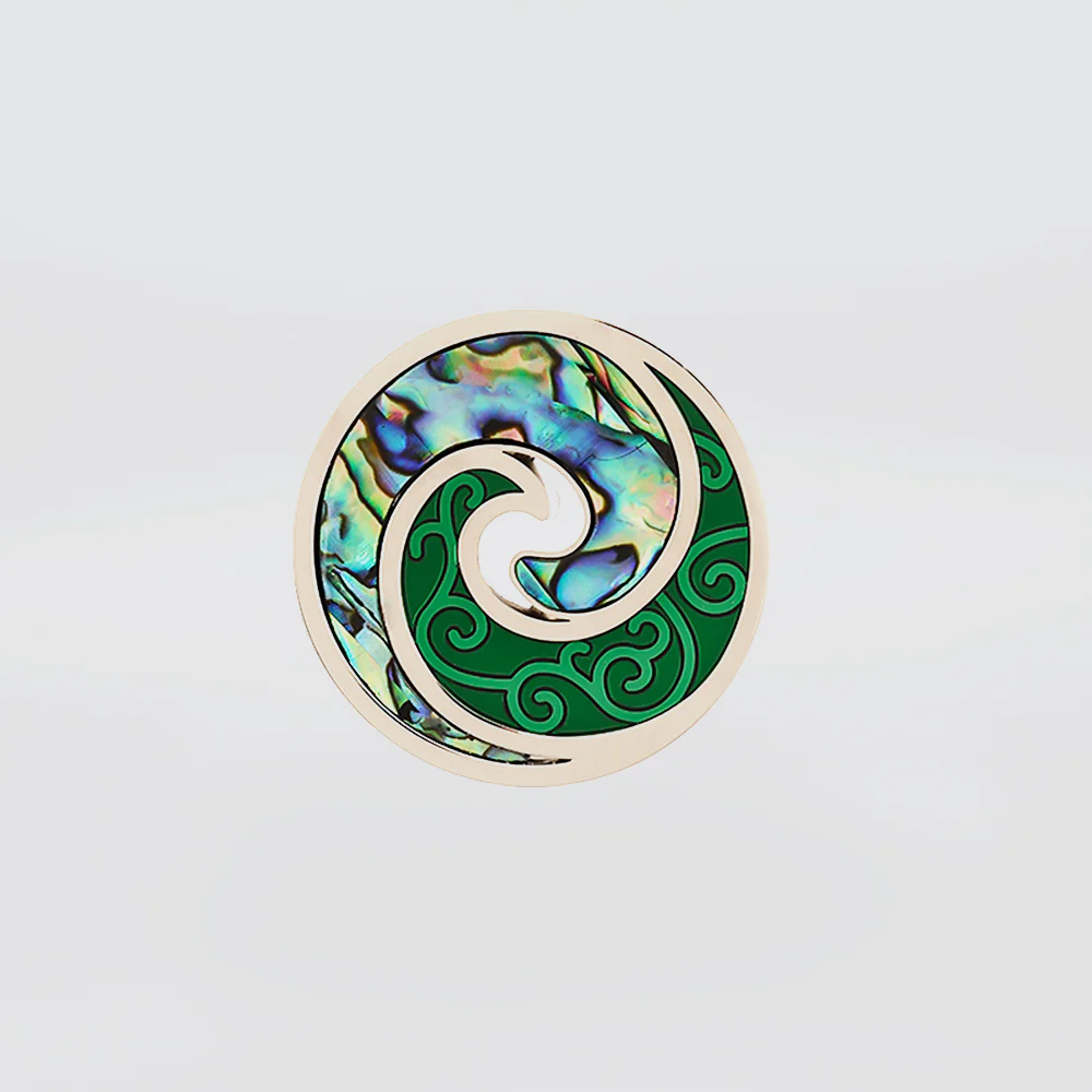 Paua Koru Spiral Magnet