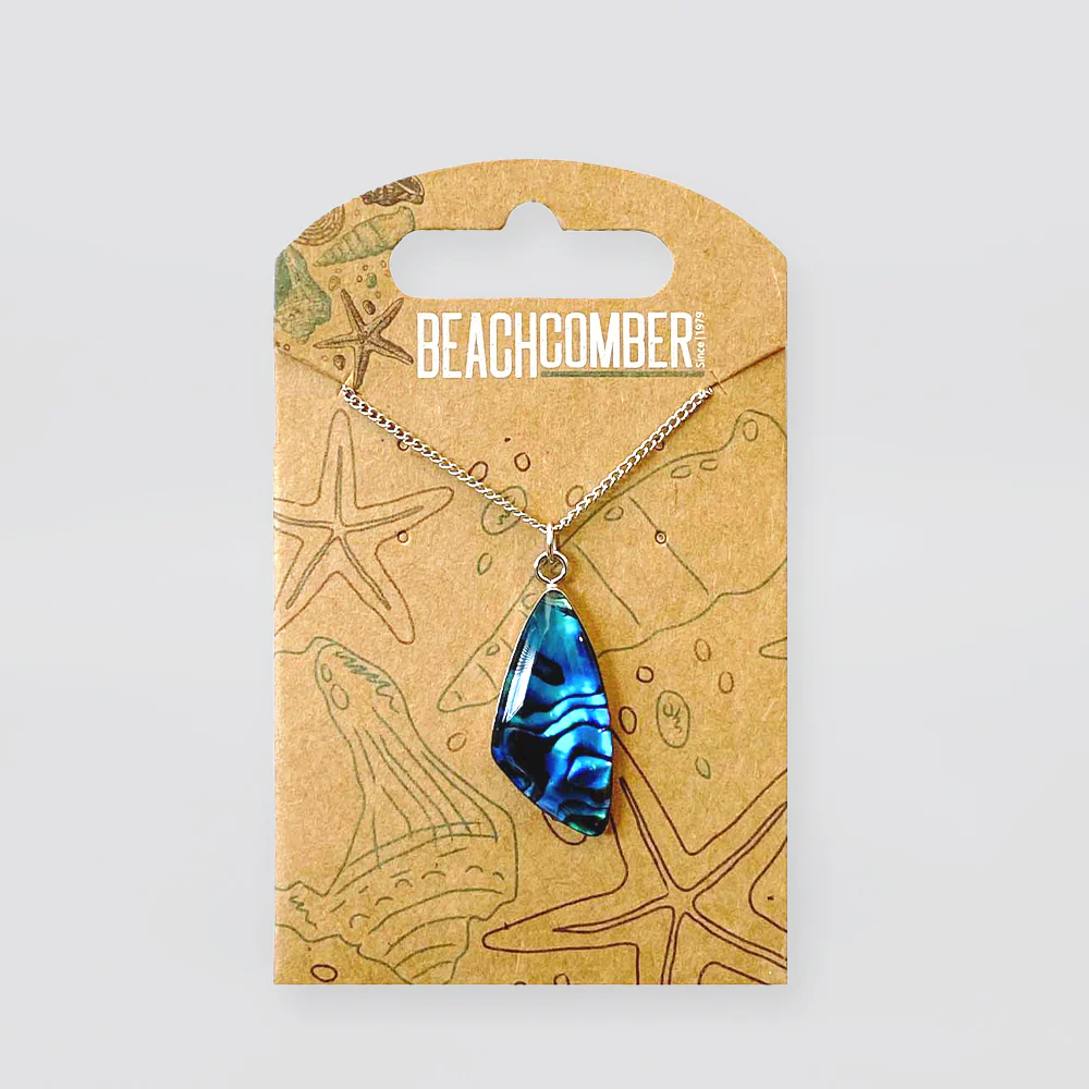 Paua Pendant - Polished Curve - Image 2