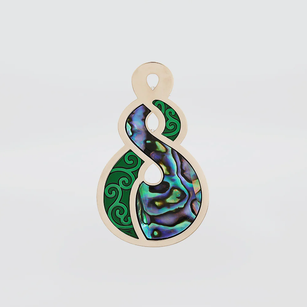 Paua Pikorua Twist Magnet