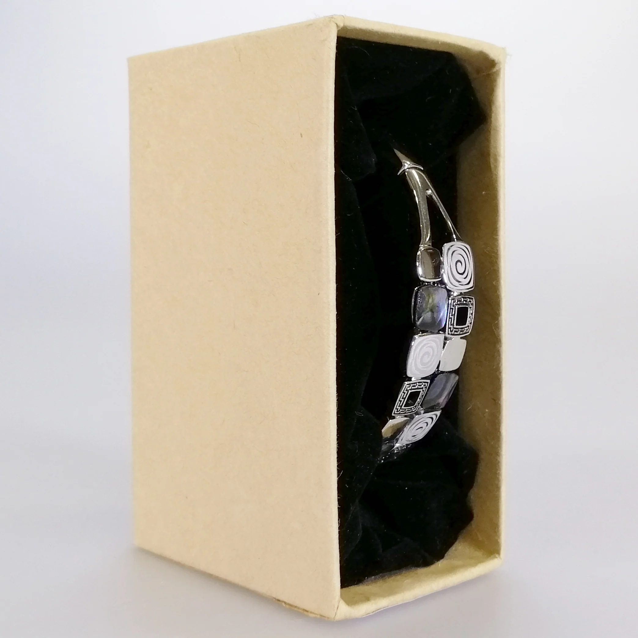 Kiwicraft - Paua & Silver Look Bracelet - Image 4