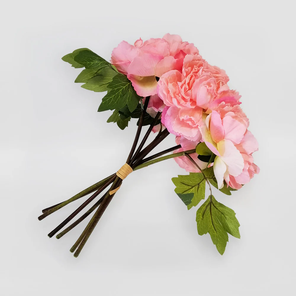 Peony Bunch Soft Pink - 28cm - Image 2