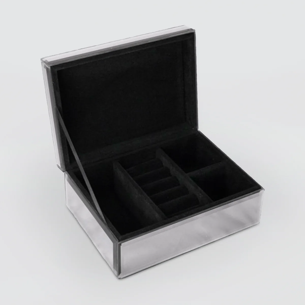 Peony Flower Glass Jewellery Box - Image 2