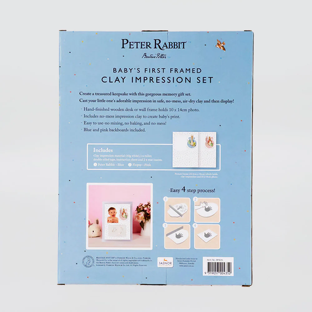 Peter Rabbit 'Clay Impression Set' Frame - Image 3