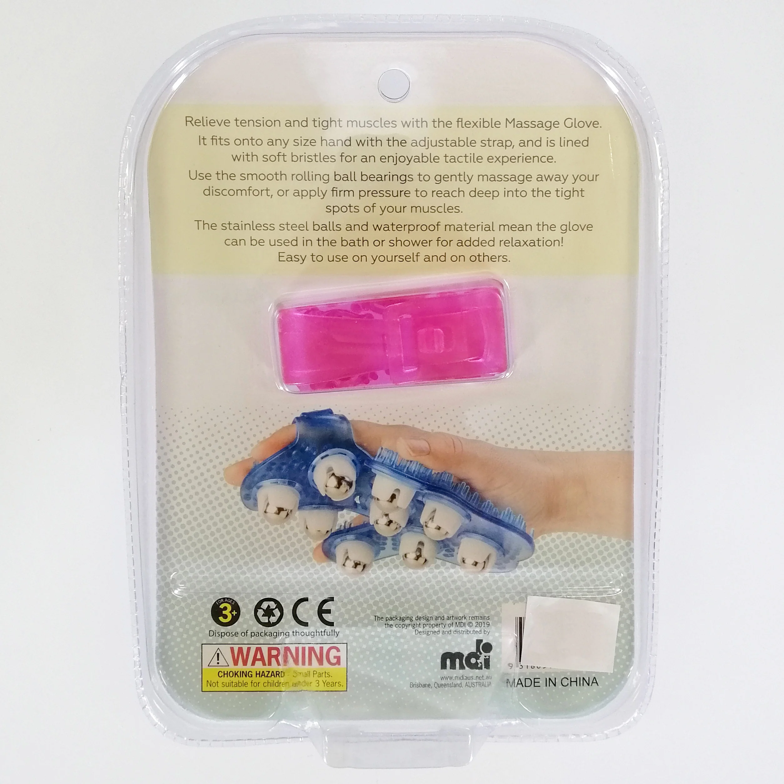 Pink Massage Glove - Image 2