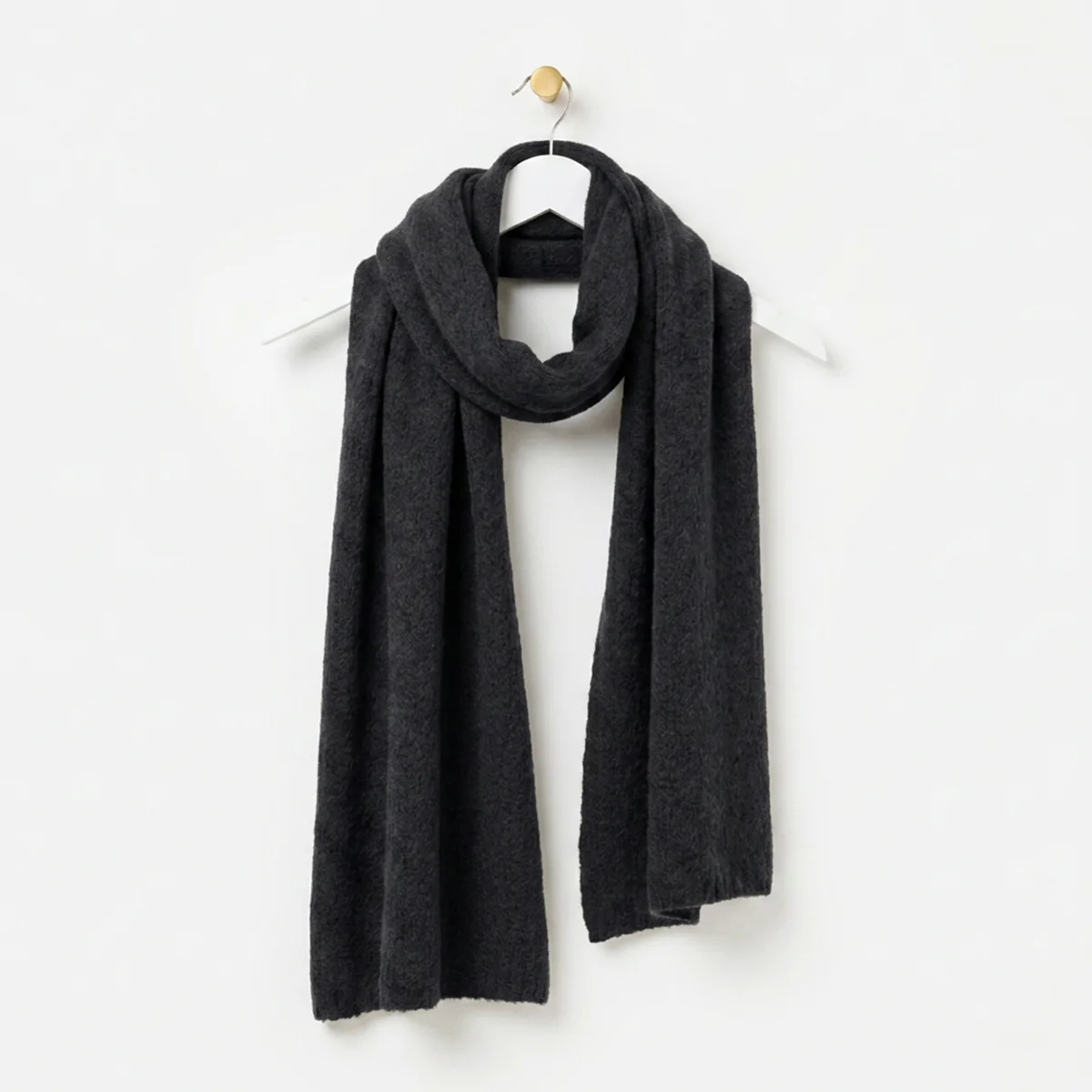 Plain Soft Knitted Winter Scarves - Image 5