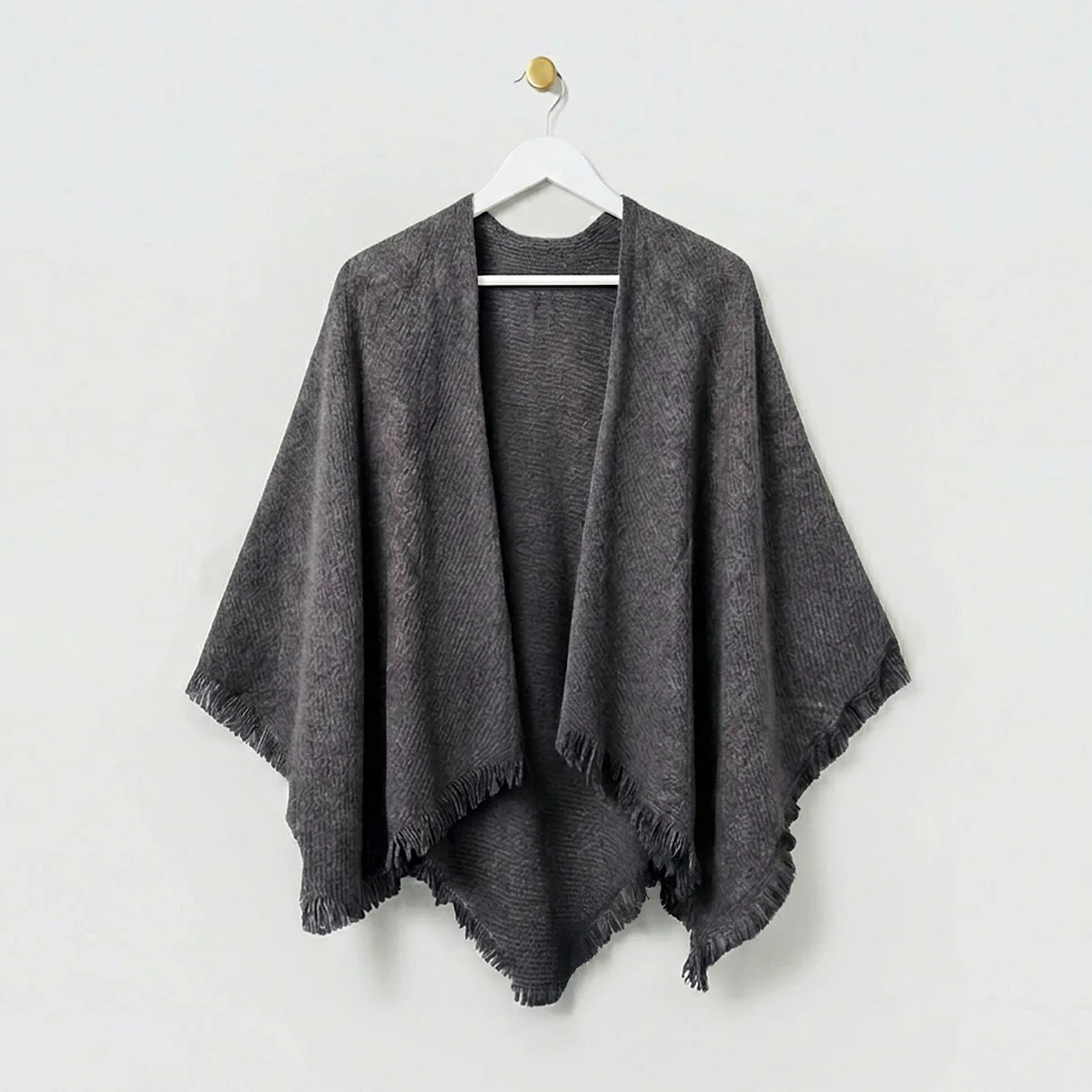 Plain Tri Ridged Winter Scarf - Image 3