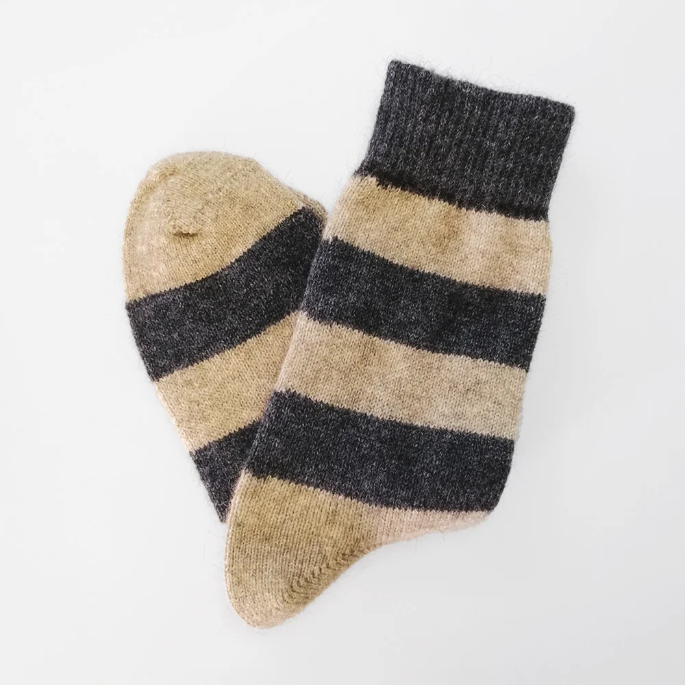 Possum Merino Socks - Casual Stripes - Image 5