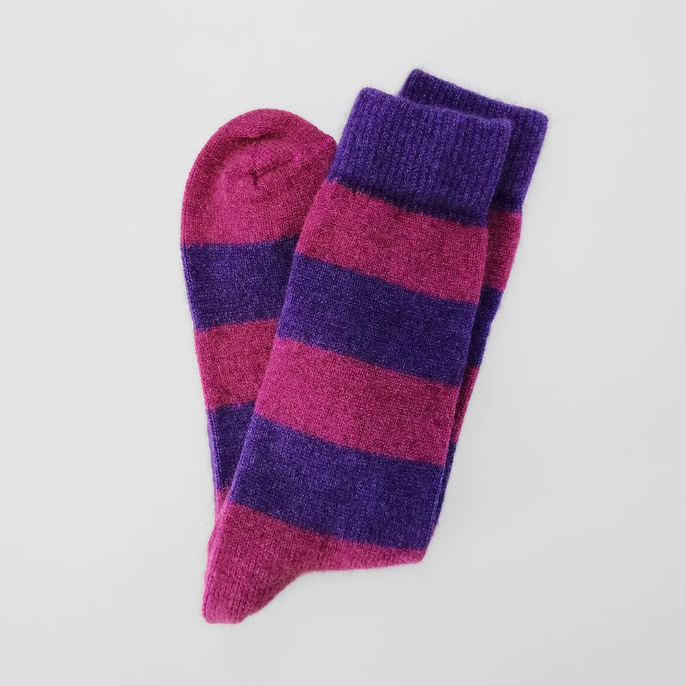 Possum Merino Socks - Casual Stripes - Image 6