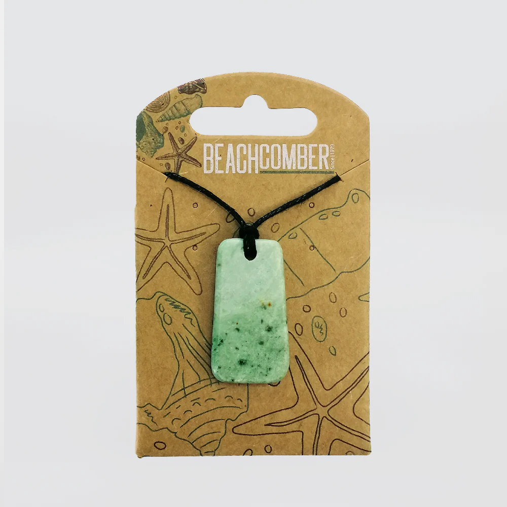 Pounamu (NZ Greenstone) Pendant - Beachcomber Range - Image 2
