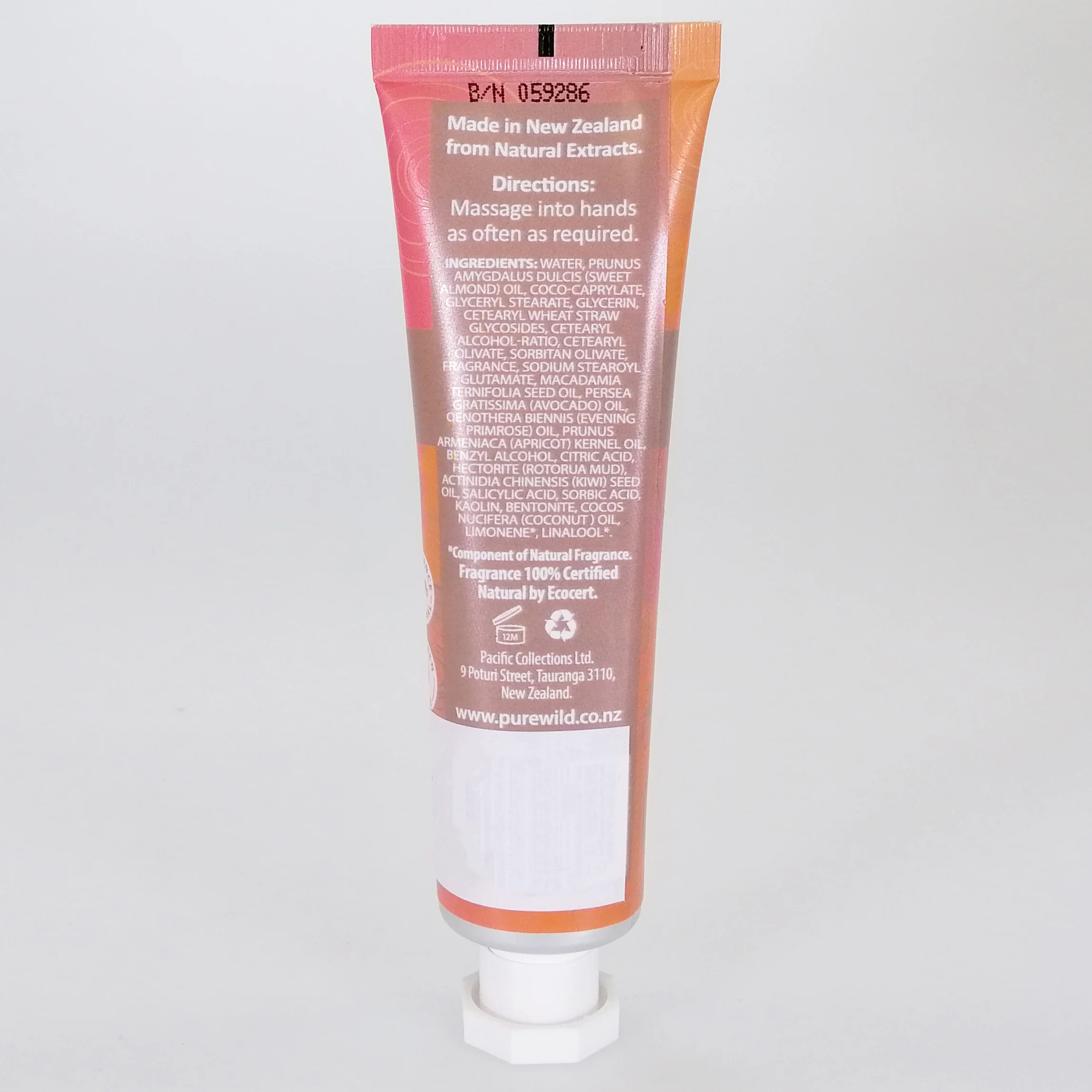 Pure Wild Natural Hand Creme - Rotorua Mud & Coconut - Image 2