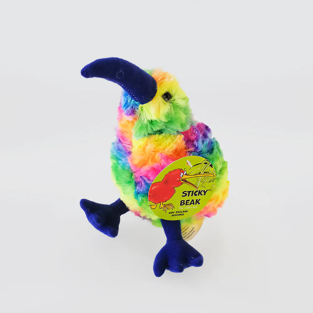 Rainbow Plush Kiwis