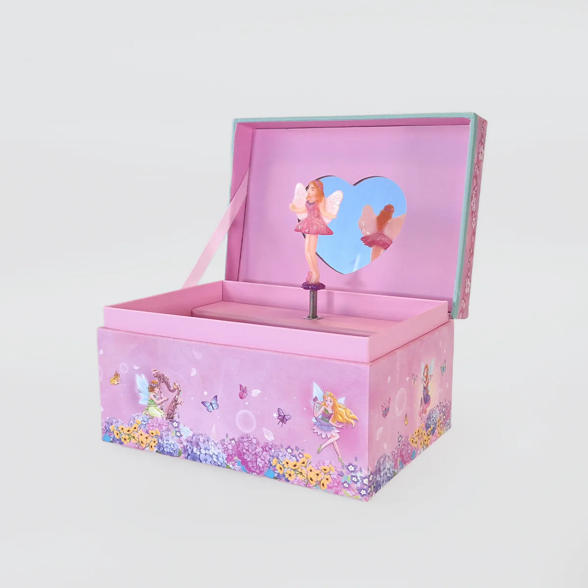 Rectangle Music Box - 'Fairy Pink'