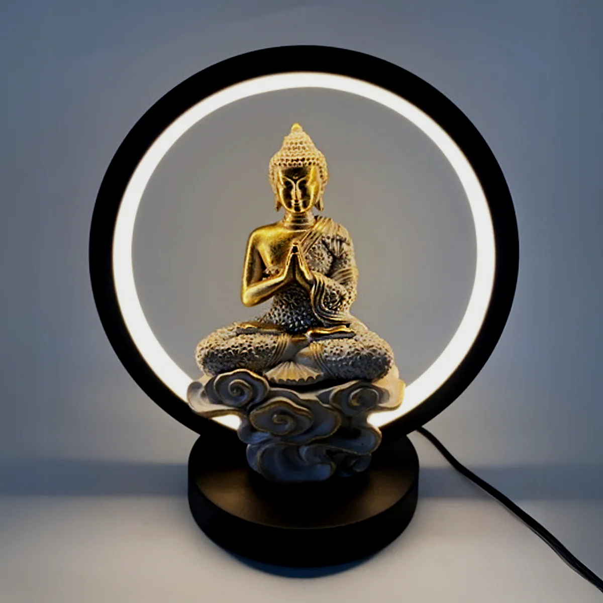 Resin Buddha Table LED Lamps - Image 2