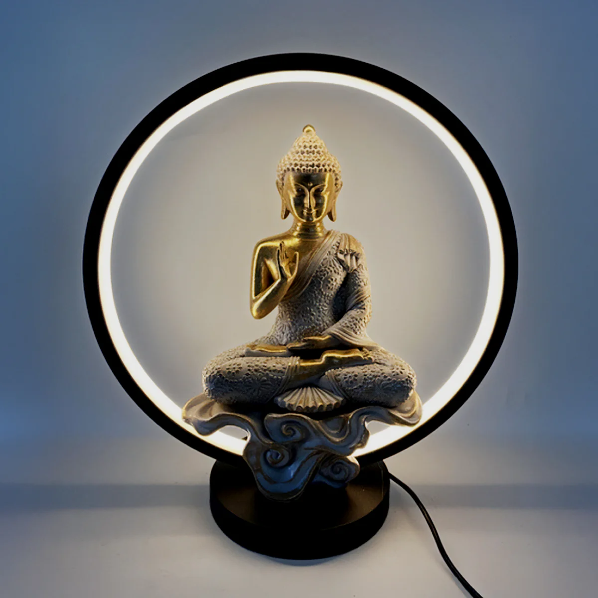 Resin Buddha Table LED Lamps - Image 4