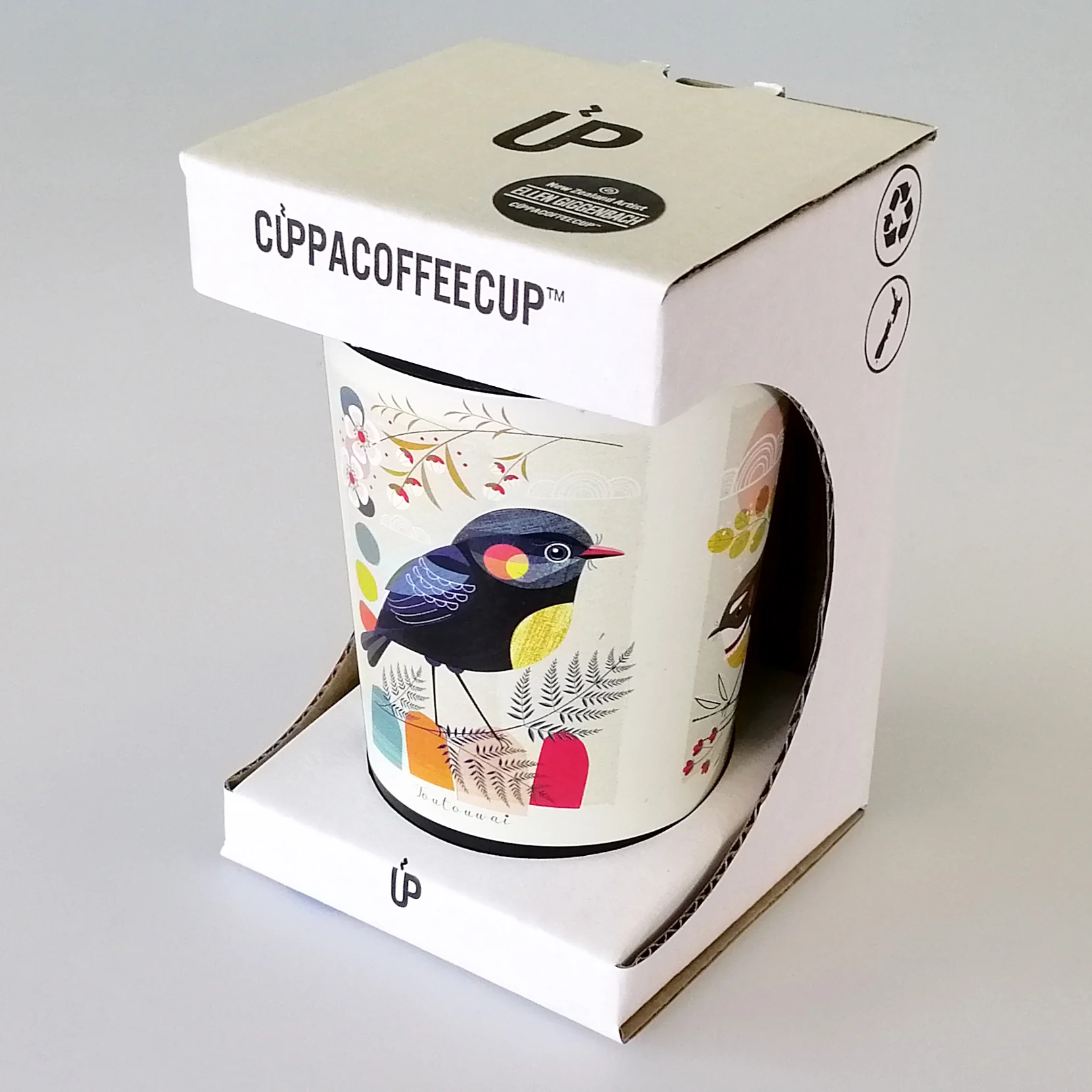 Reusable Coffee Cup - Mini Birds - Image 4