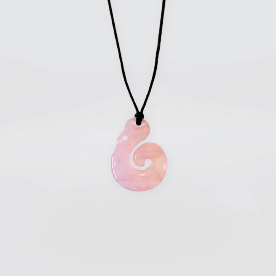 Rose Quartz Necklace - 'Manaia'